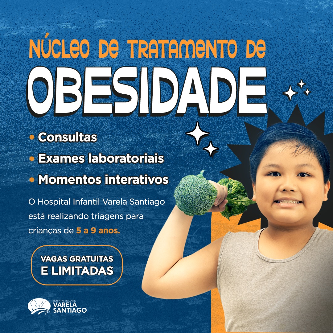 Vagas abertas para Núcleo de Tratamento da Obesidade Infantil